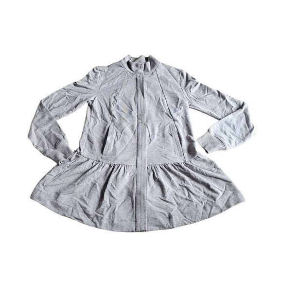 Cabi womens Sz XXS light brown tan weekend Topper zip up peplum cardigan jacket - Picture 1 of 8